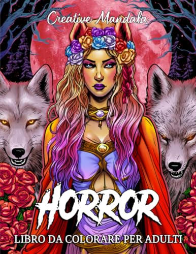 Horror libro da colorare per adulti: Personaggi inquietanti, scene spaventose, zucche, mostri e molto altro!