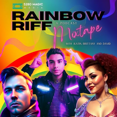 Rainbow Riff Podcast Por 5280 Magic Media arte de portada