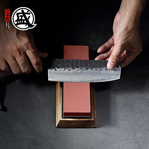 MITSUMOTO SAKARI Japanische Schleifstein Messer, 1000/3000 Grit – Ansicht 2
