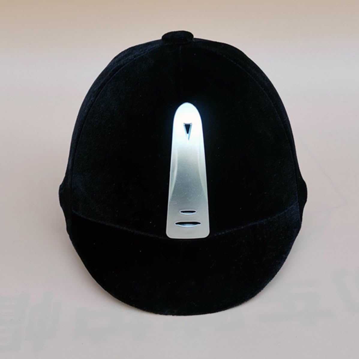 Casco da Equitazione Nero in Abs Rivestimento in Velluto Traspirante e Protettivo, Design Elegante per Uso Outdoor e Gare di Equitazione