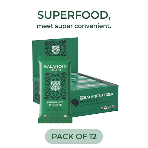 Vista 40 de Cordyceps - Barras de proteínas, dosis completa (1500 mg) en cada barra, barras de proteína veganas, nootrópicas, adaptógenos, barras de proteínas
