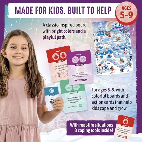 SkillEase CHILL Juego Mesa Manejo Ira Niños 5-9 Años miniatura 4