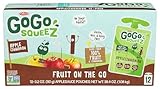 GOGO SQUEEZ Cinnamon Applesauce 12pk, 38.4 OZ