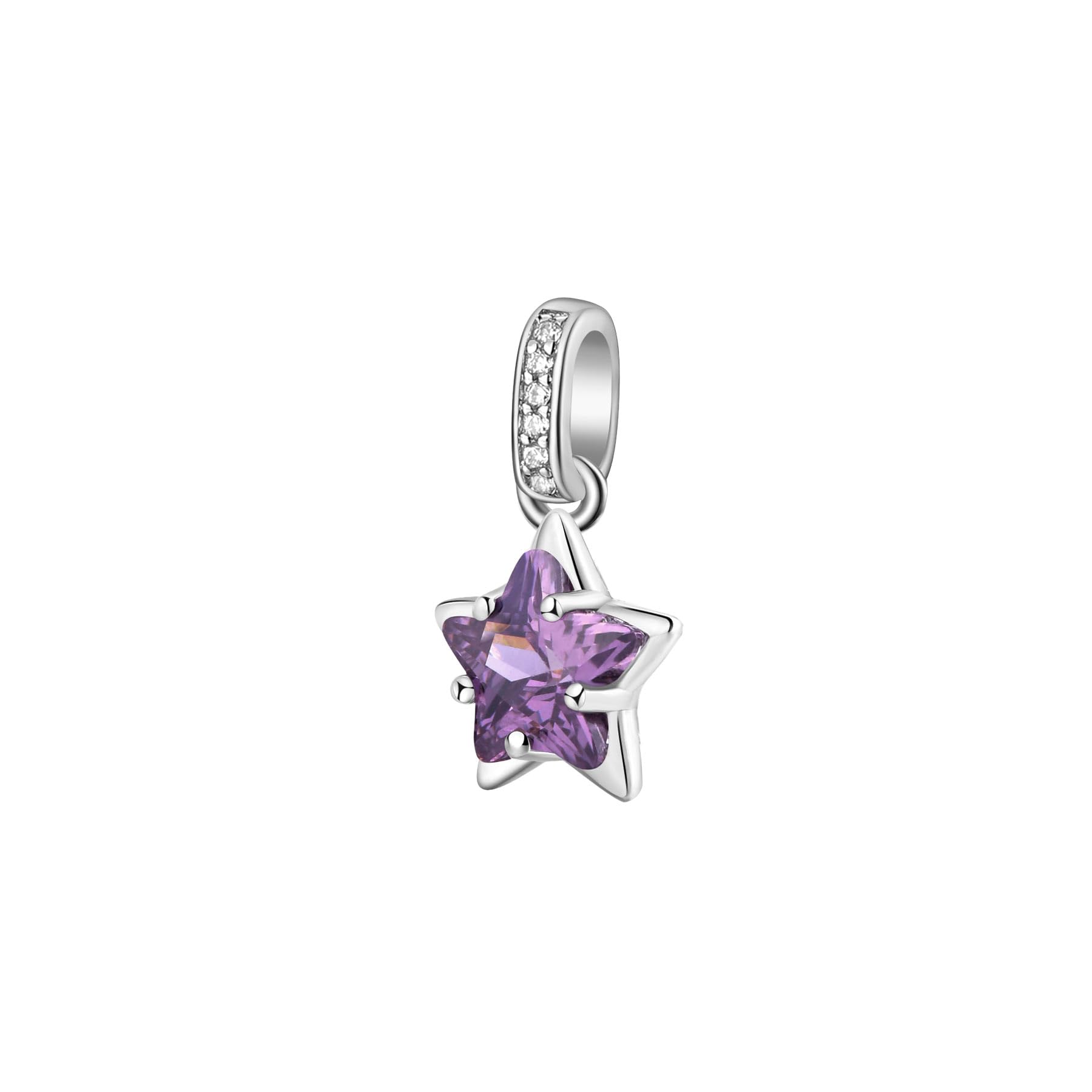 Pendentif argent Brosway FMP31 et son étoile violette d'exception