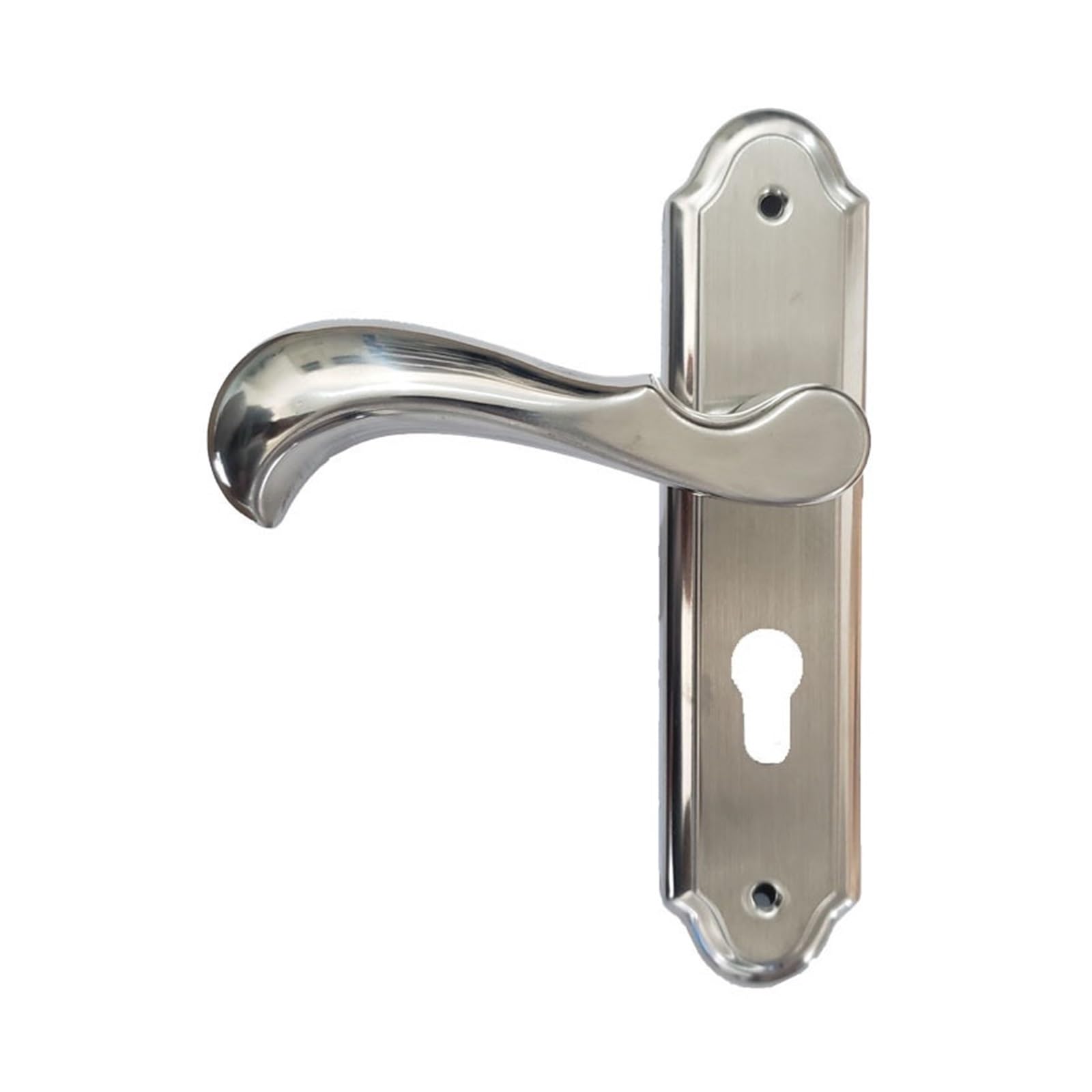 Stainless Steel Silent Mechanical Double Latch Lever Handle Lock Bedroom