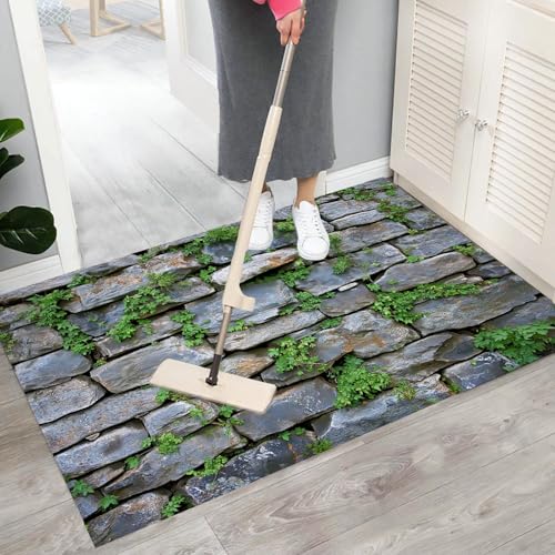 Tapis de couloir intérieur gris idéal pour les chiens et entrées - 8