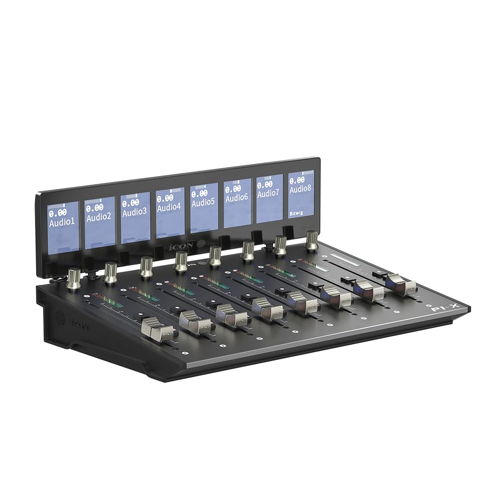 iCON Pro Audio P1-M & D4T フェーダーコントローラー iCON Pro Audio P1-M DAW Control Surface Bundle with D4T