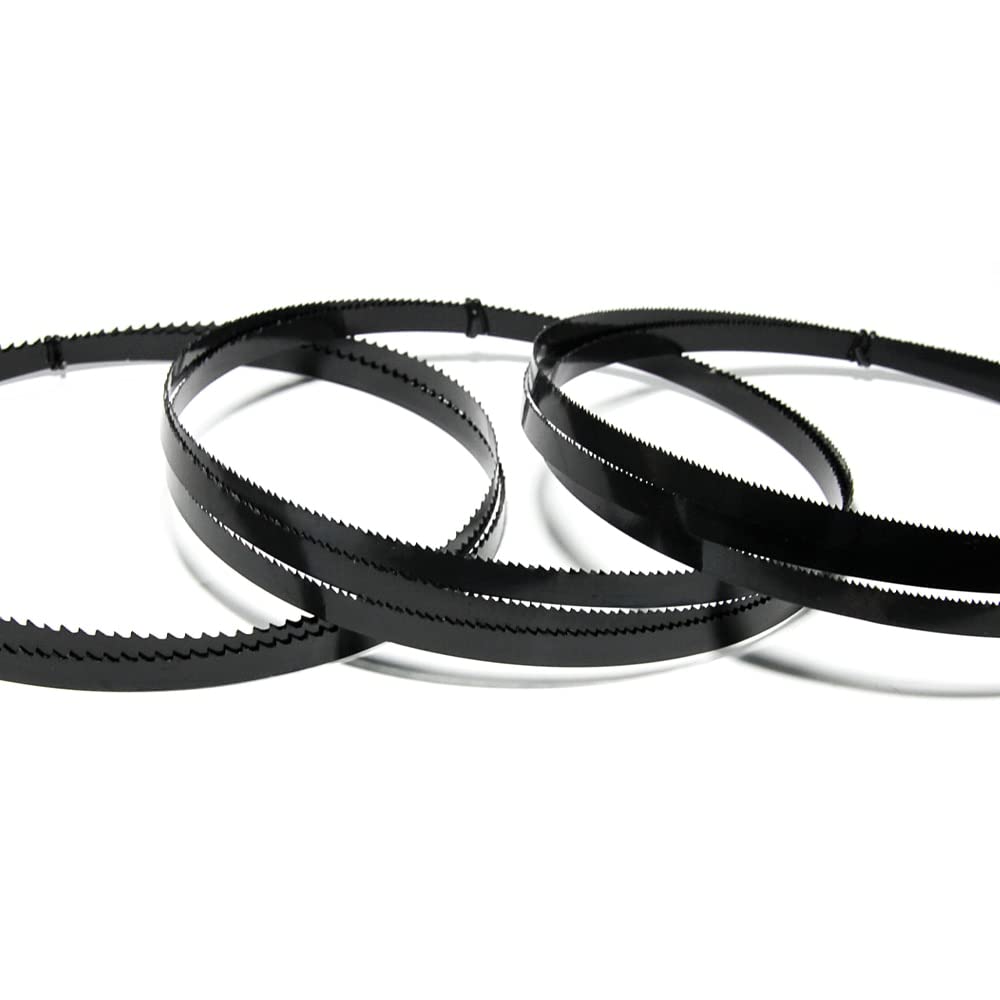 qinggw 2 Stück 70-1/2 Zoll 1790 mm Bandsägeblatt 1790 x 9,5 x 0,35 mm TPI 6 10 14 für 10 Zoll