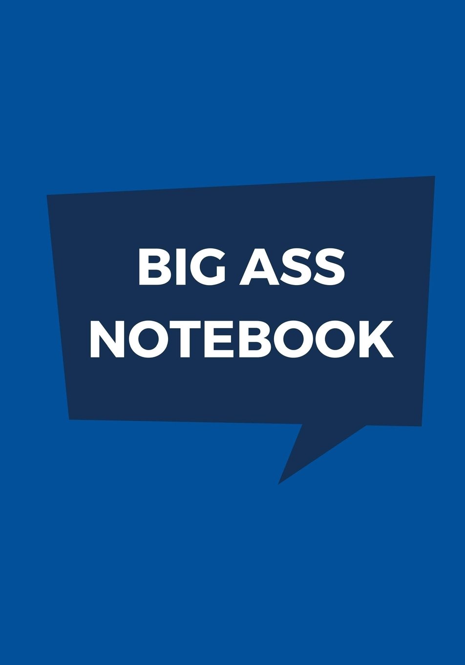 Grand carnet de notes pour écrire son journal intime 500 pages bleu souple