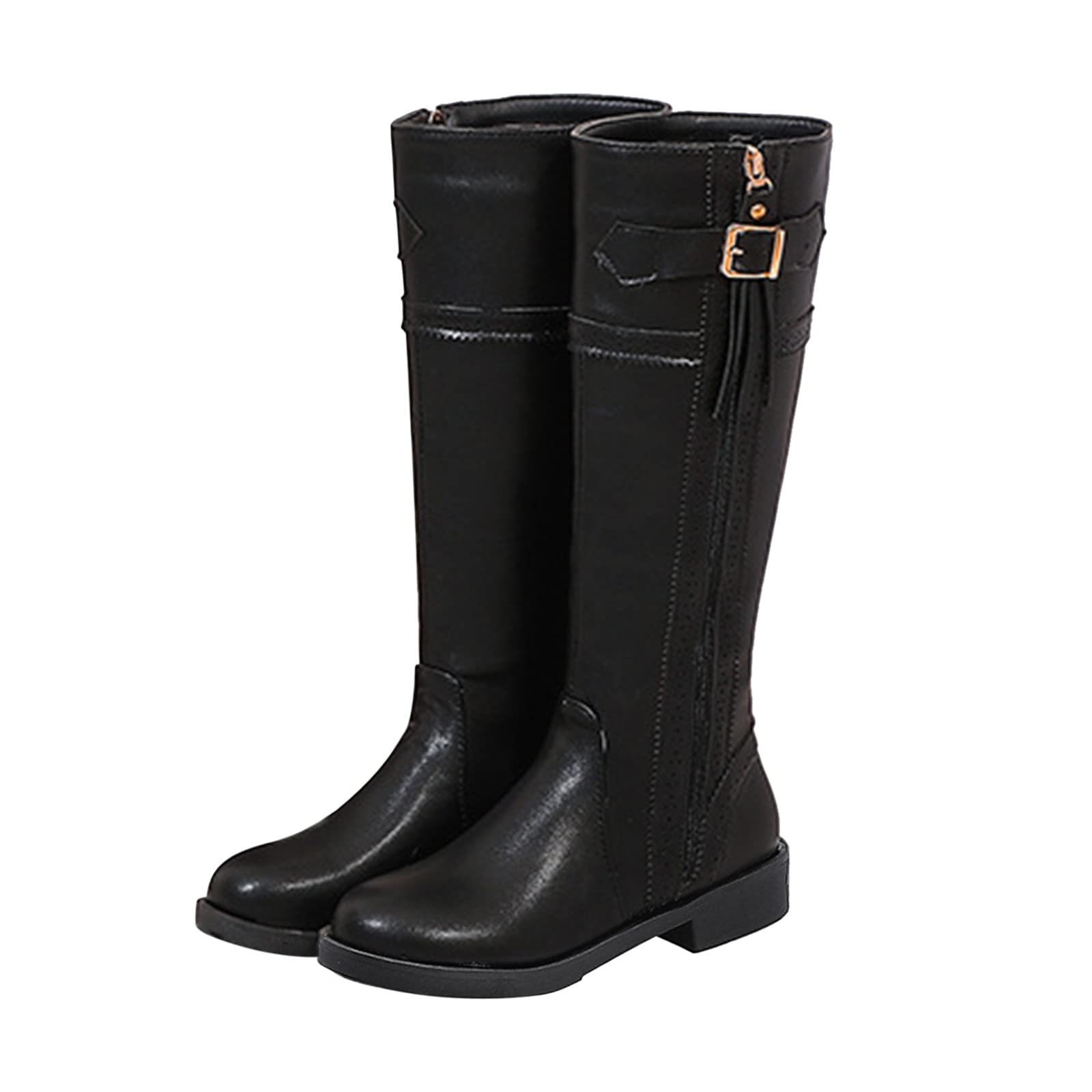 NUSGEAR 2023 Botas altas para Mujer, clásicas Botas por encima de la rodilla Muslo Invierno Elegante Elástico PU Botas de tacón alto Vintage Botas de Jinete Casual Moda Fiesta club Cómoda Zapatos