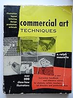 COMMERCIAL ART TECHNIQUES Over 500 Show-how Illustrations B000NE6FQG Book Cover