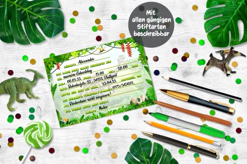 Lot de 12 cartes d'invitation + enveloppes pour anniversaire d'enfant et fête - Les cartes lumineuses de nuit au design… - Image 4