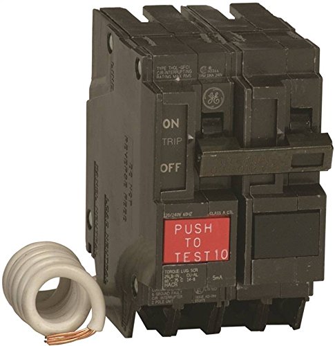 GE 20 amps Ground Fault Single Pole Circuit Breaker w/Self Test