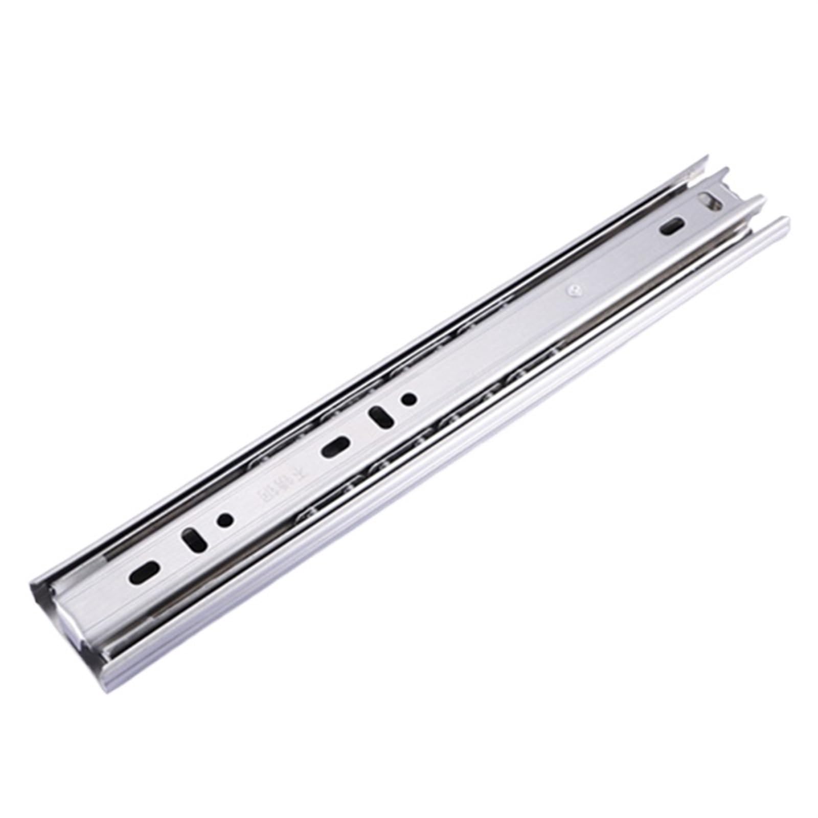Glissière tiroir soft close inox 50cm amortisseur coulisse