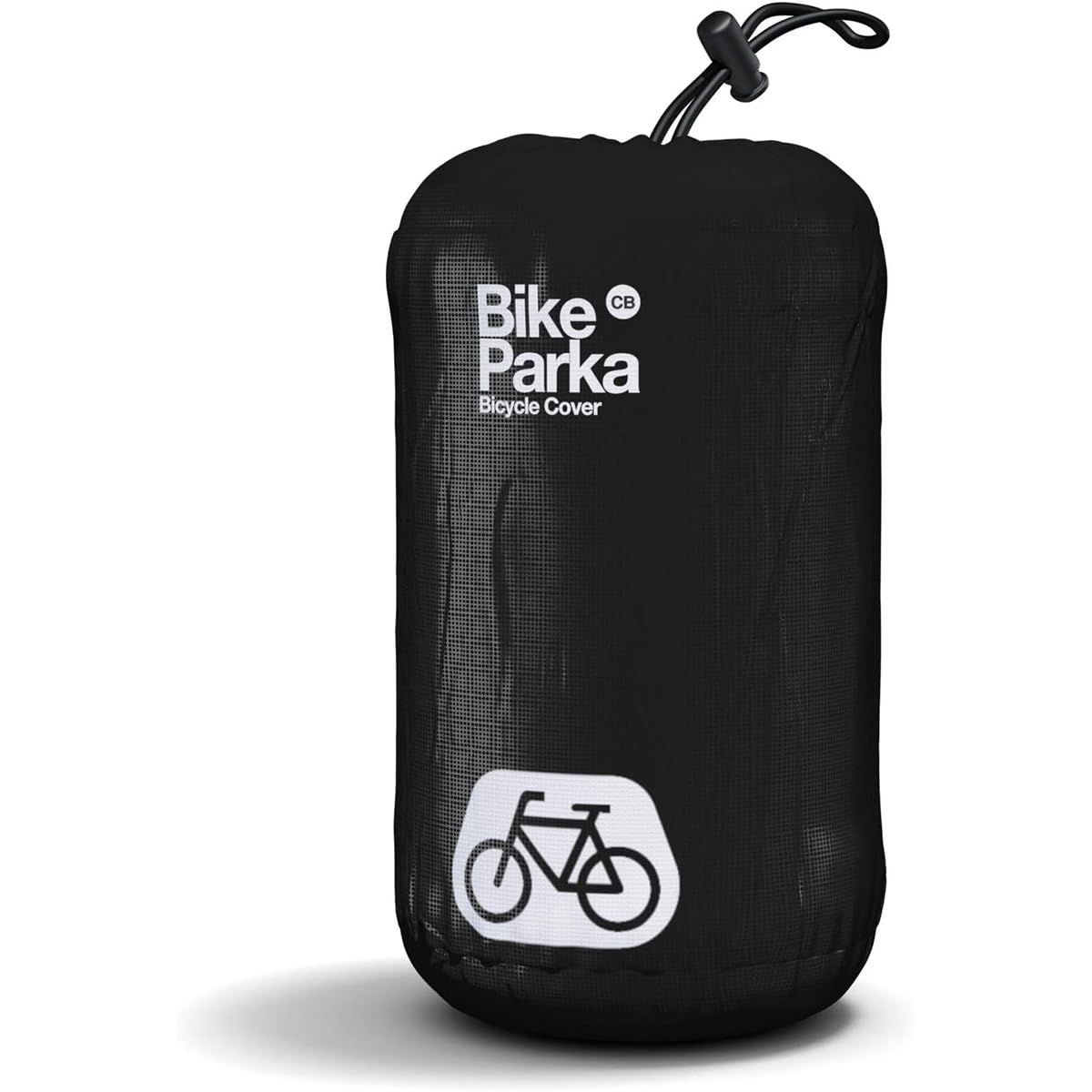 BikeParka Cargo - Telo di copertura per bicicletta, 276 x 130 cm, colore: nero