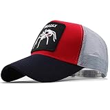 Animal Hat，Animal Mesh Trucker Hat Square Patch Baseball Cap (Deadly)