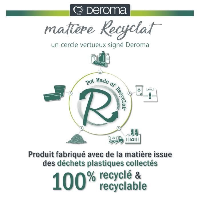 Muret Haut como R - Altura 78 cm - Antracita - Deroma