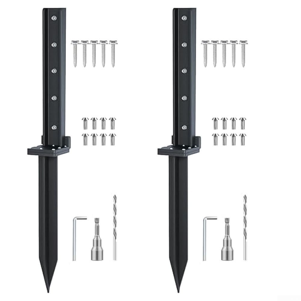 Kit de réparation de poteaux de clôture en acier inoxydable pour une performance durable et une stabilisation fiable dans diverses utilisations