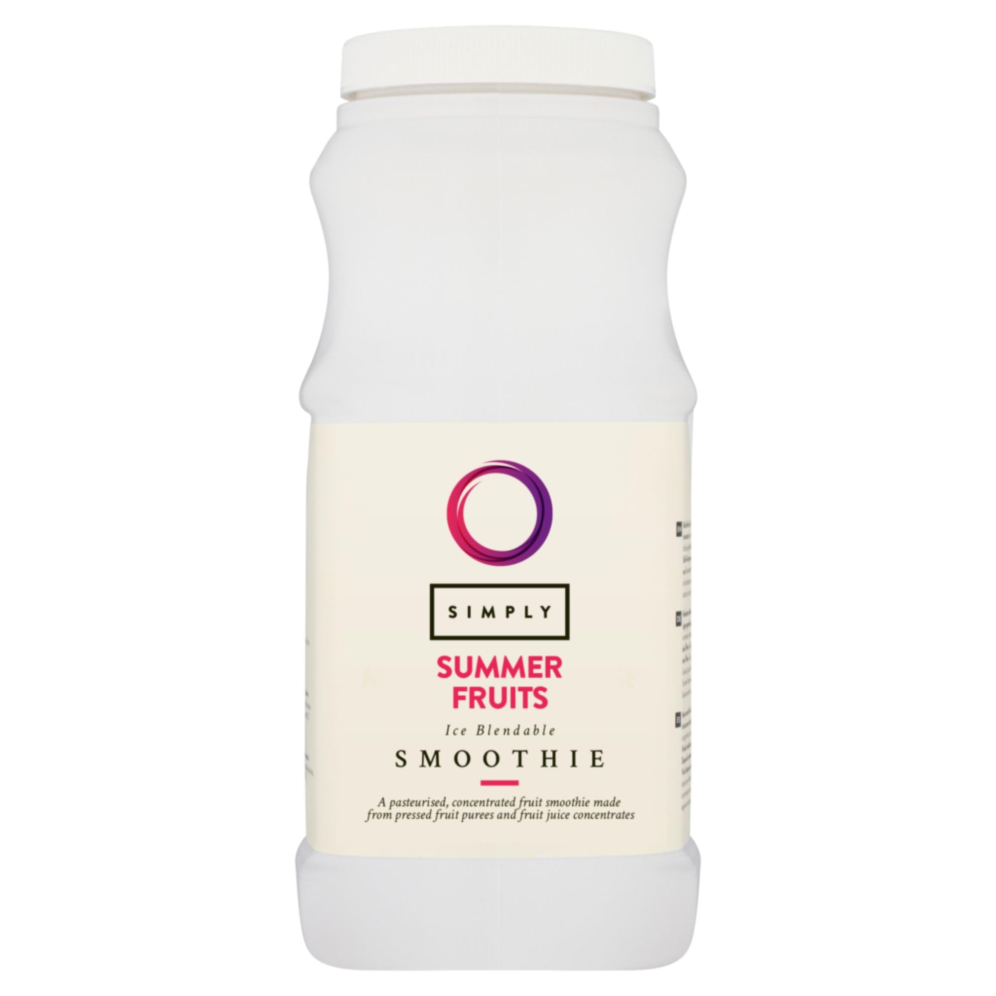 Simply Summer Fruits Smoothie, Vegan Blendable Concentrated Smoothie Mix Made with Real Fruit Puree (1 Litre)