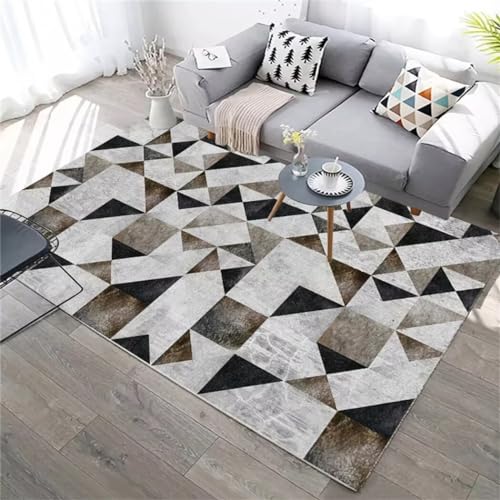 Tapis chambre bébé et garçon gris à motif moderne pour espace de jeu - 2