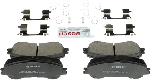 Miniatura 3 de BOSCH BC1737 QuietCast Premium Juego de pastillas de freno de disco de cerámica - Compatible con selecto Nissan Qashqai, Rogue, Rogue Sport PARTE