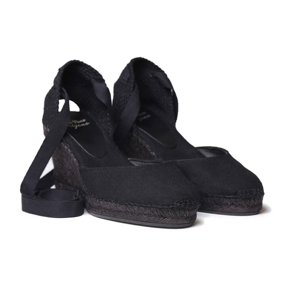 TONI PONS Espadrilles noires en textile