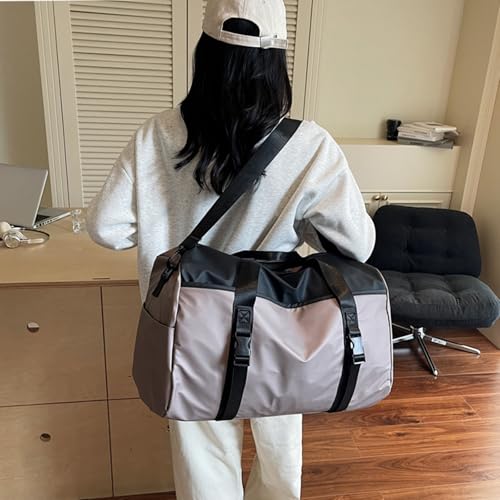 Sac de sport bleu imperméable pour séparer chaussures et vêtements