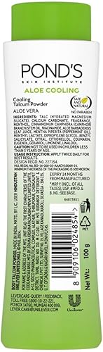 Miniatura 2 de Polvo de talco de enfriamiento de aloe Ponds, botella de 3.53 oz