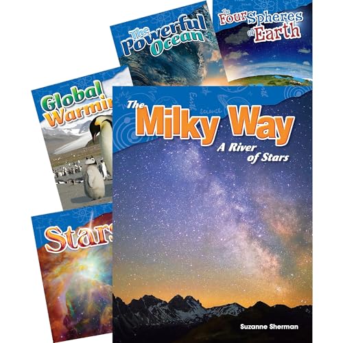 Teacher Created Materials 25909 Science Readers: Content And Literacy: Earth And Space Science - 5 Book Set cover