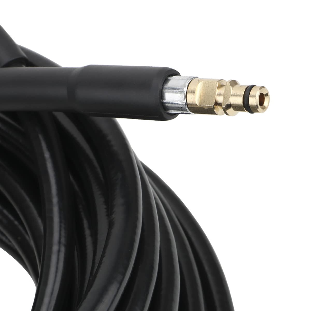 AIM Tools 10M Tubo flessibile ad alta pressione Compatibile con idropulitrici Kärcher K2 K3 K3 K4 K5 K6 K6 K7, Tubo di Ricambio Idropulitrice con Sistema di Collegamento Rapido in Ottone