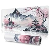 【UN CADEAU ÉLÉGANT ET RAFFINÉ】Ce tapis de bureau utilise une technologie d'impression avancée pour recréer l'esthétique du style japonais. Ses couleurs riches et éclatantes, ainsi que ses motifs raffinés et durables, allient charme et art. Il embellit votre espace de travail et constitue un cadeau de qualité pour vos collègues, votre famille et vos amis, alliant parfaitement praticité et esthétique.