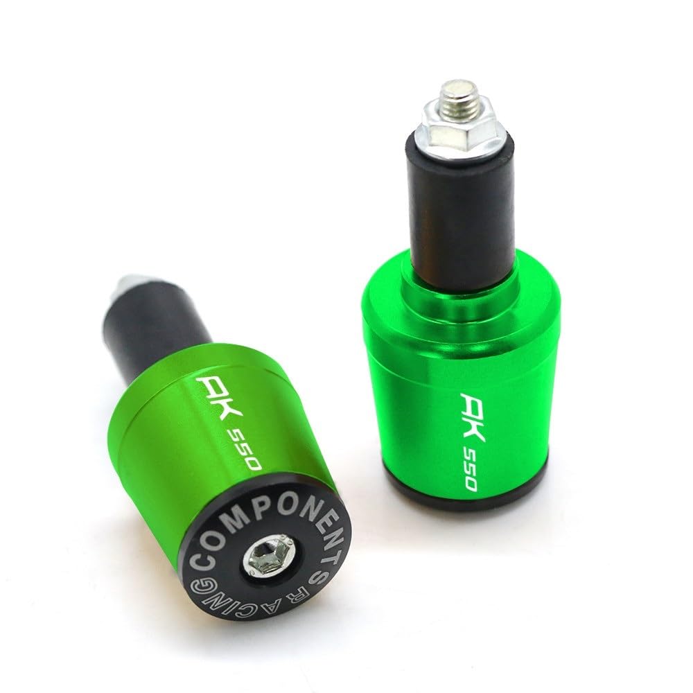 Antivibración Kymco AK 550 tapones verdes de manillar 7/8 para reducir fatiga