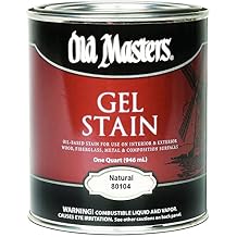 16-Pack of 1 qt Old Masters 80104 Old Masters Natural Oil-Based Gel Stain