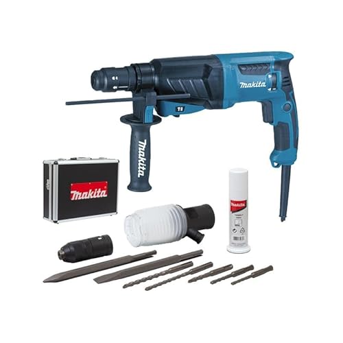 Perfo burineur MAKITA SDS Plus 26 mm coffret alu kit d'accessoires HR2630TX4 - vue 5