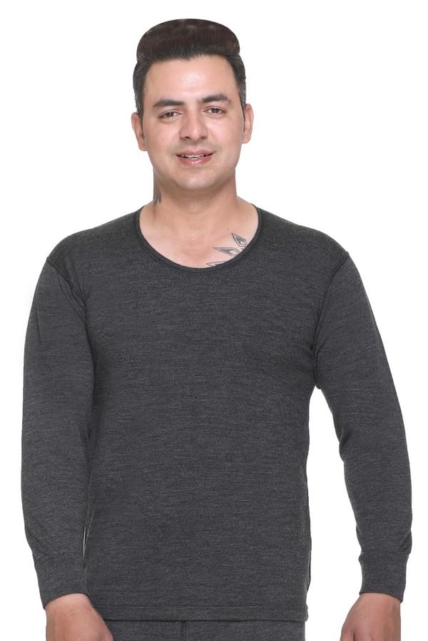 warm-zone WARMZONE Men SHINKER PUREWOOL Full Sleeve Thermal TOP-picture-10