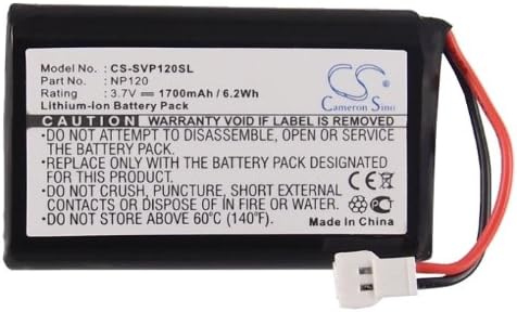 CS-SVP120SL Battery 1700mAh compatible with [Seecode] Mirrow 3, Mirrow III, Vossor Phonebook, Vossor Plus, V3 replaces NP120