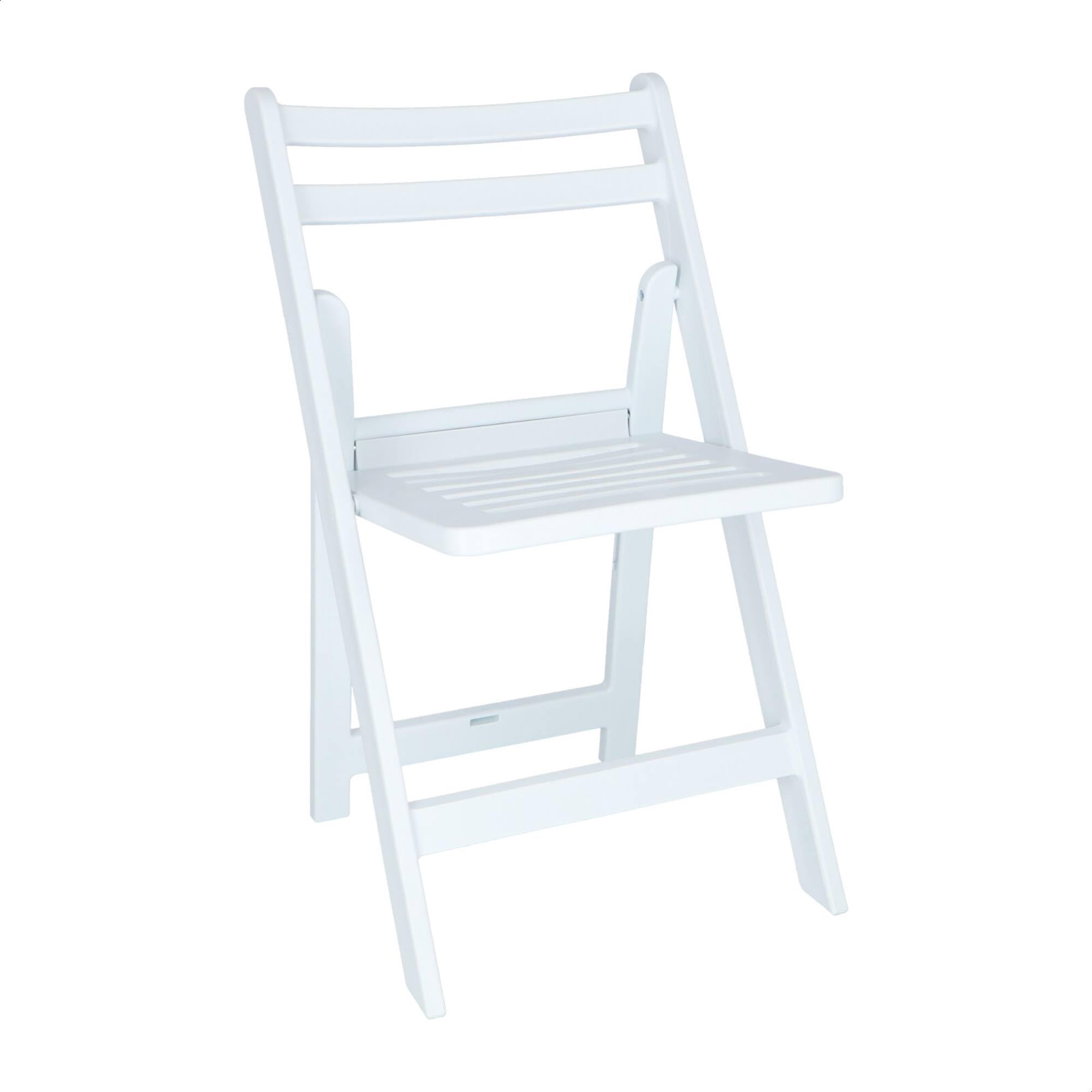 WELL HOME - Silla plegable 44x39x78,5cm blanca ELO