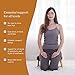 Mindful Modern Folding Meditation Bench - Bamboo Kneeling Stool w/Locking Magnetic Hinges - Prayer Kneeler Seiza Chair w/Soft Pillow & Travel Bag