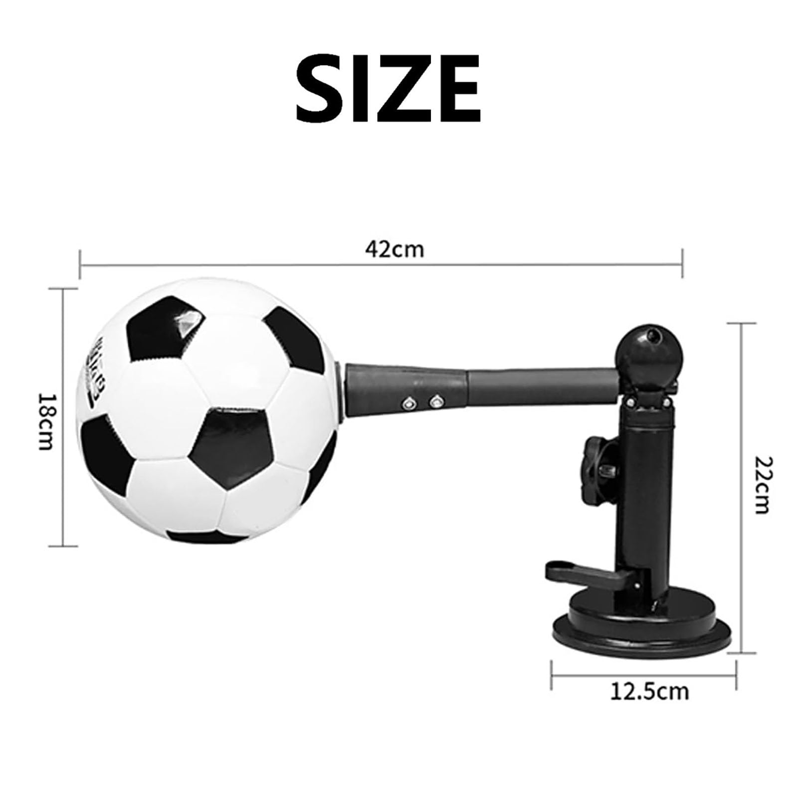 Trenażer Piłkarski Kick 360, Sprzęt Do Treningu Piłkarskiego Solo Do Doskonalenia Techniki Kopnięć, Kontroli Piłki I Siły Strzału, Trwały Trener Umiejętności Piłkarskich Dla Dzieci, Młodzieży