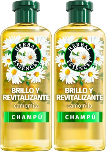 Herbal Essences Acondicionador Camomila Brillo & Revitalizante 250ml Aporta Brillo y Suavidad al Pelo Encrespado y Apagado. Con Extracto de Manzanilla (Paquete de 2)