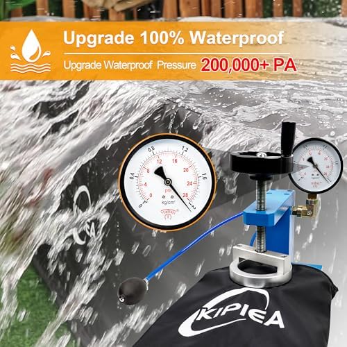 Kipiea Patio Furniture Covers Waterproof Winter, 420D Outdoor Furniture Set Covers, Heavy-Duty Patio Table Covers, No Tears Anti UV No Fading (98" L x 98" W x 28" H) — view 3