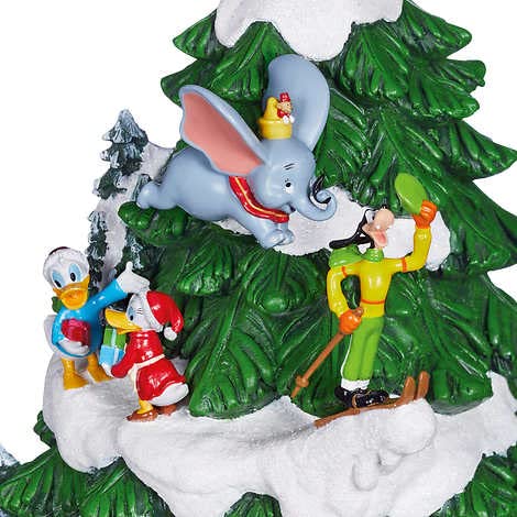 Moments In Time Disney Licensed Animated Christmas Tree, Christmas Tabletop Decor With Led Lights, 8 Classic Christmas Songs - Power Adapter (Included) (17.8" H X 11.2" W X 11.6" D) #TOP7