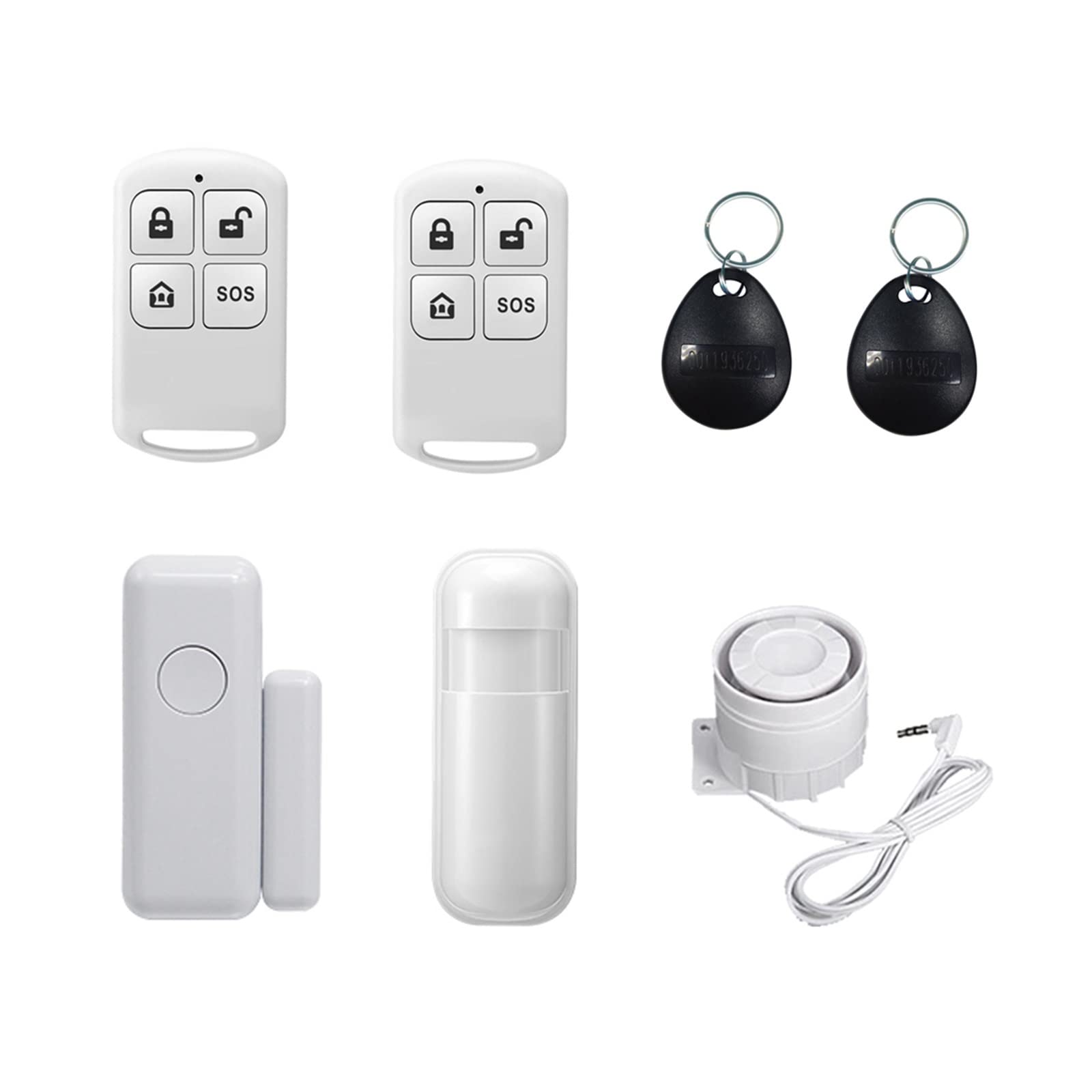 System alarmowy, PG103 PG106 PG107 akcesoria czujnik drzwi i okien RFID PIR na podczerwień pilot do podłączenia domowego systemu alarmowego(103 Accessories)