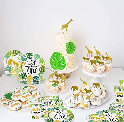 JeVenis Jungle Dieren Feestartikelen Jungle Feestborden Wild One Verjaardagsfeestartikelen Wild One Party Favors Wild… - Image 4