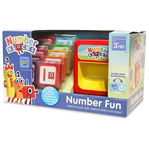 Numberblocks AN10 Toy-Count with Number Blocks and Learn Basic Maths-Perfect for Interactive Play & Child Development, Features 8 Fun Activities, 3+ Years, Multiple Cover
