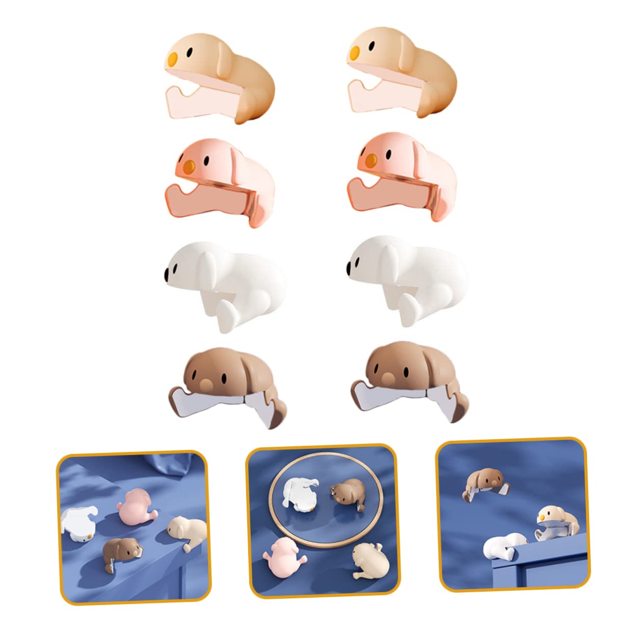 DOITOOL 32 Piezas Rincón Anticolisión Infantil Parachoques De Seguridad para Niños Protectores De Esquinas Topes De Esquina para Muebles Bebé Esquina De Muebles Proteccion Gel De Sílice