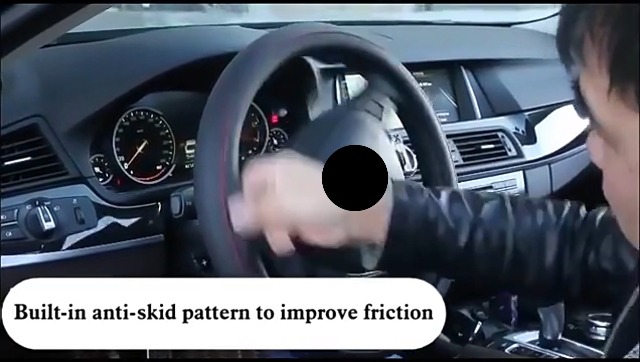 Coprivolante ROYWOO In Pelle Microfibra - Antiscivolo, Universale 37-38 Cm - Foto 6