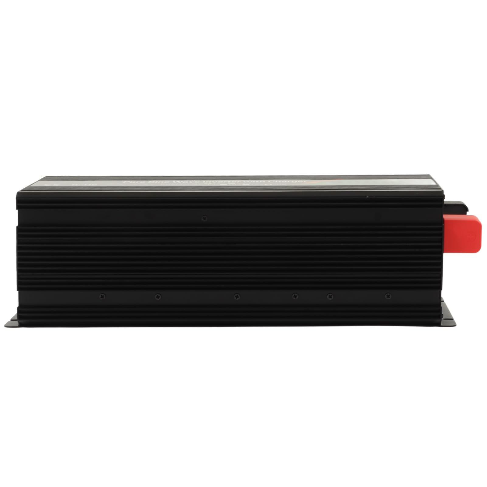 Hyuduo Przetwornica Napięcia Czystej Fali Sinusoidalnej, Aluminiowy Przetwornica Napięcia DC 12 V na AC 3000 W z Zasilaczem UPS, Szczytowa Moc 6000 W, 2 Gniazda USB 15 A, ładowanie dla Samochodu