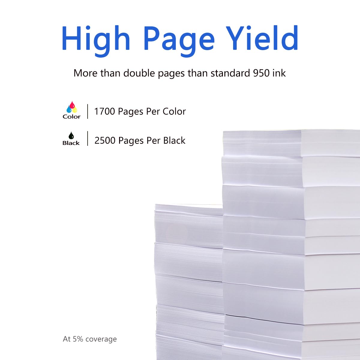 Vivid Color Printing Remanufactured 950XL 951XL Ink Cartridges Combo ...
