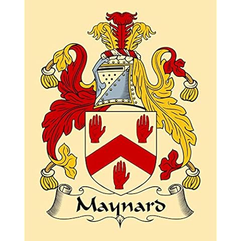 Carpe Diem Designs Maynard Coat of Arms/Maynard Family Crest 8X10 Photo Print (2 Copies) for Framing Cover